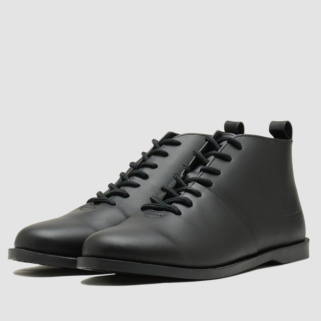 Sepatu Pria Signore E+ Full Black - Brodo