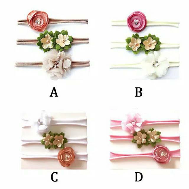 baby floral headband