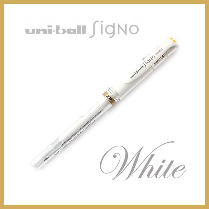 

UNI-BALL SIGNO BROAD UM-153 WHITE PEN (GEL INK)