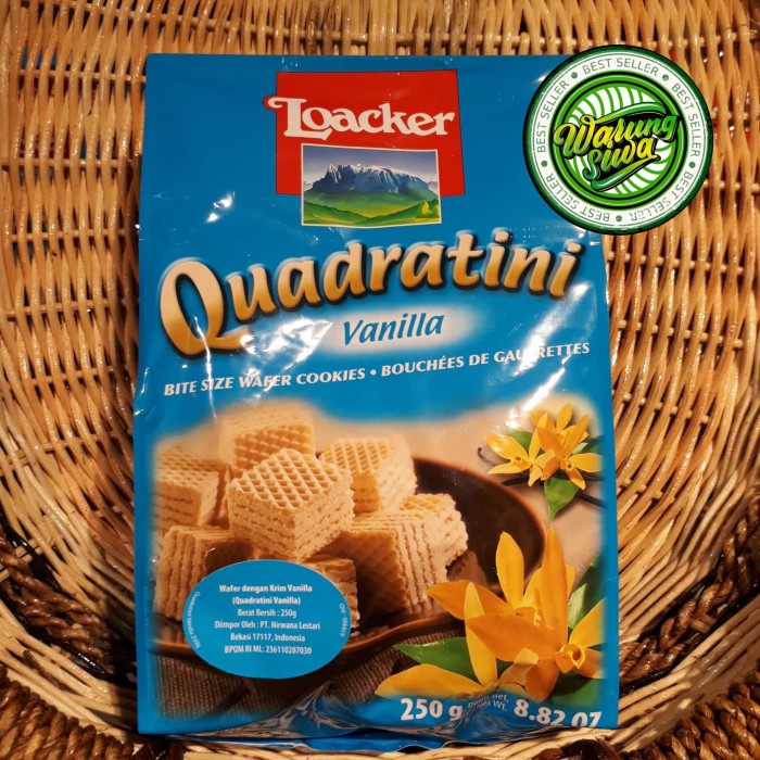 

Wafer Loacker quadratini vanilla 250 gram