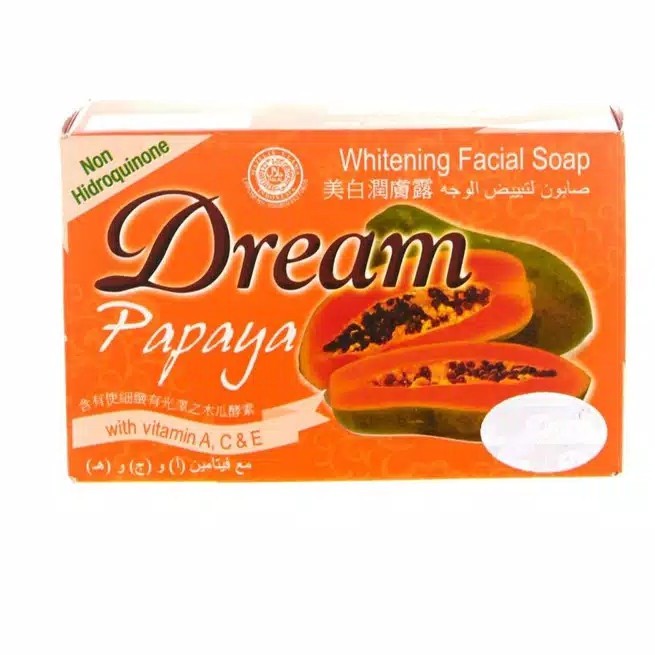 [ORIGINAL] Dream Whitening Facial Soap Papaya - 100gr