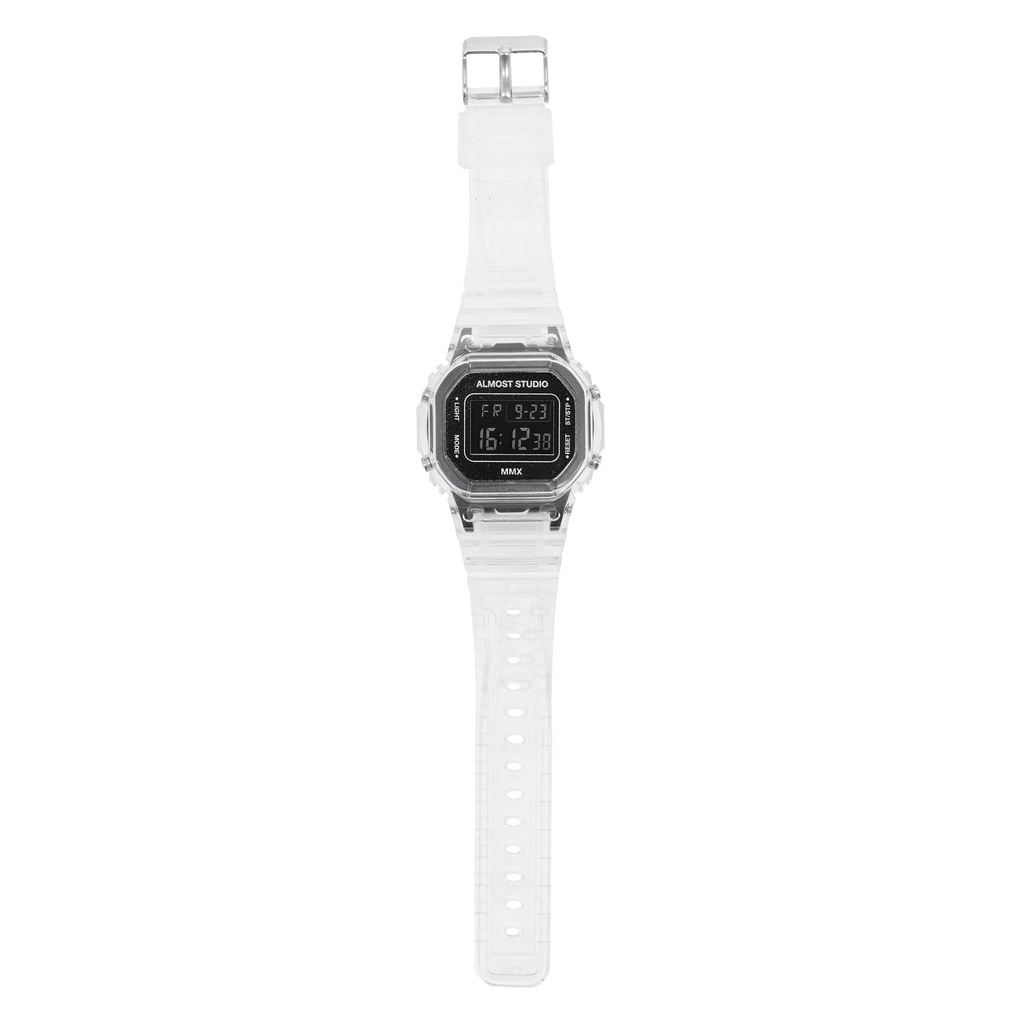 Almost Studio - Jam Tangan Digital - Clear Black