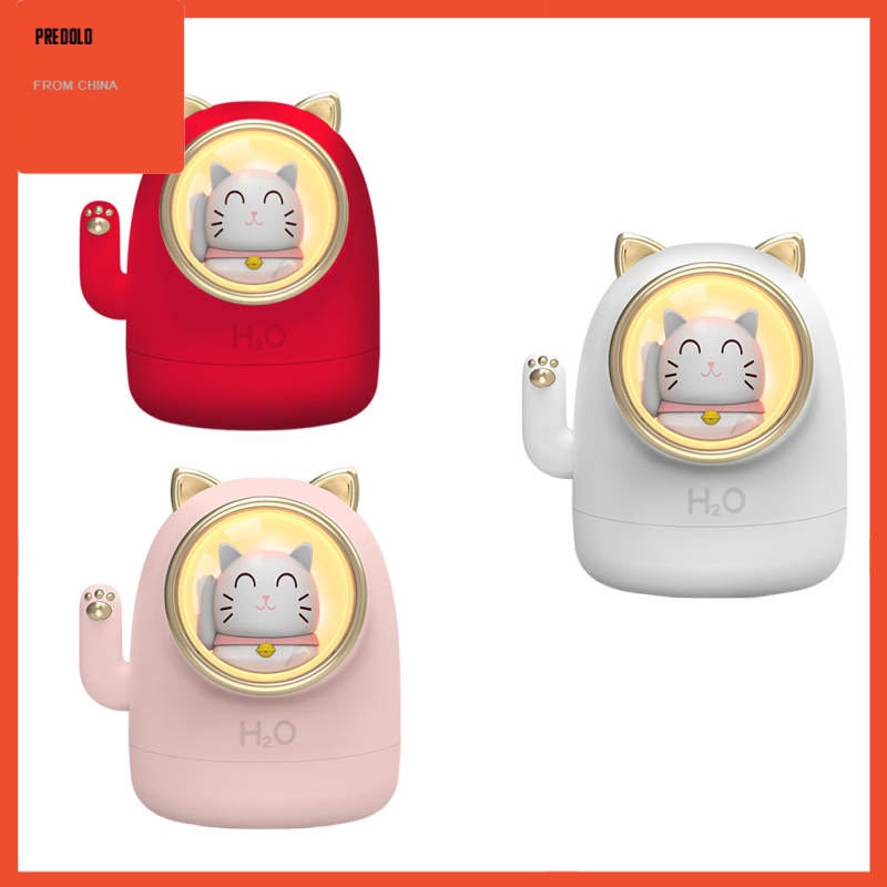 Air Humidifier Aroma Kapasitas Besar Desain Lucky Cat Untuk Travel