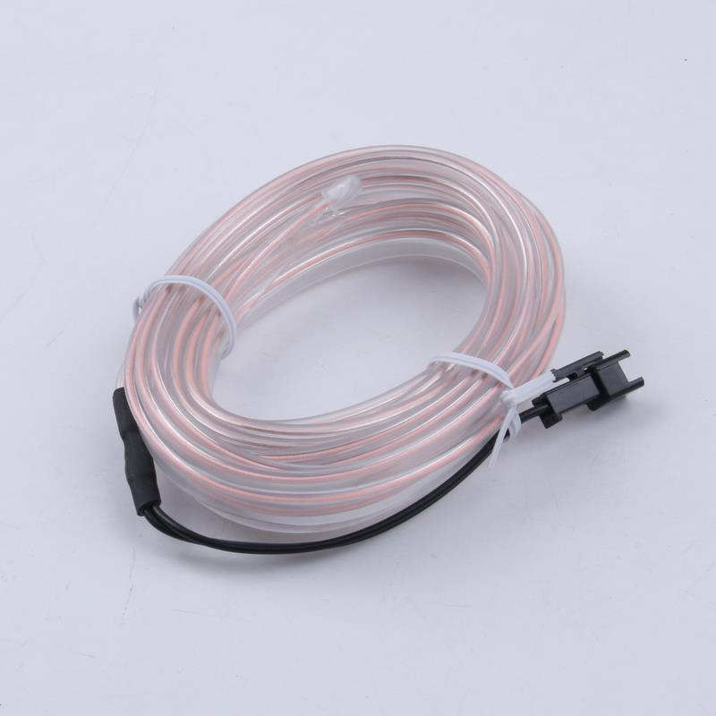 1m - 5m Lampu Strip Neon Led 12v Warna Putih Dingin Untuk Atmosfir Mobil