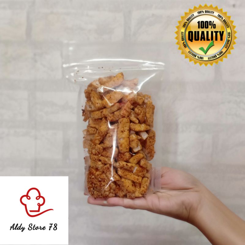 

Basreng pedas daun jeruk 200 gram