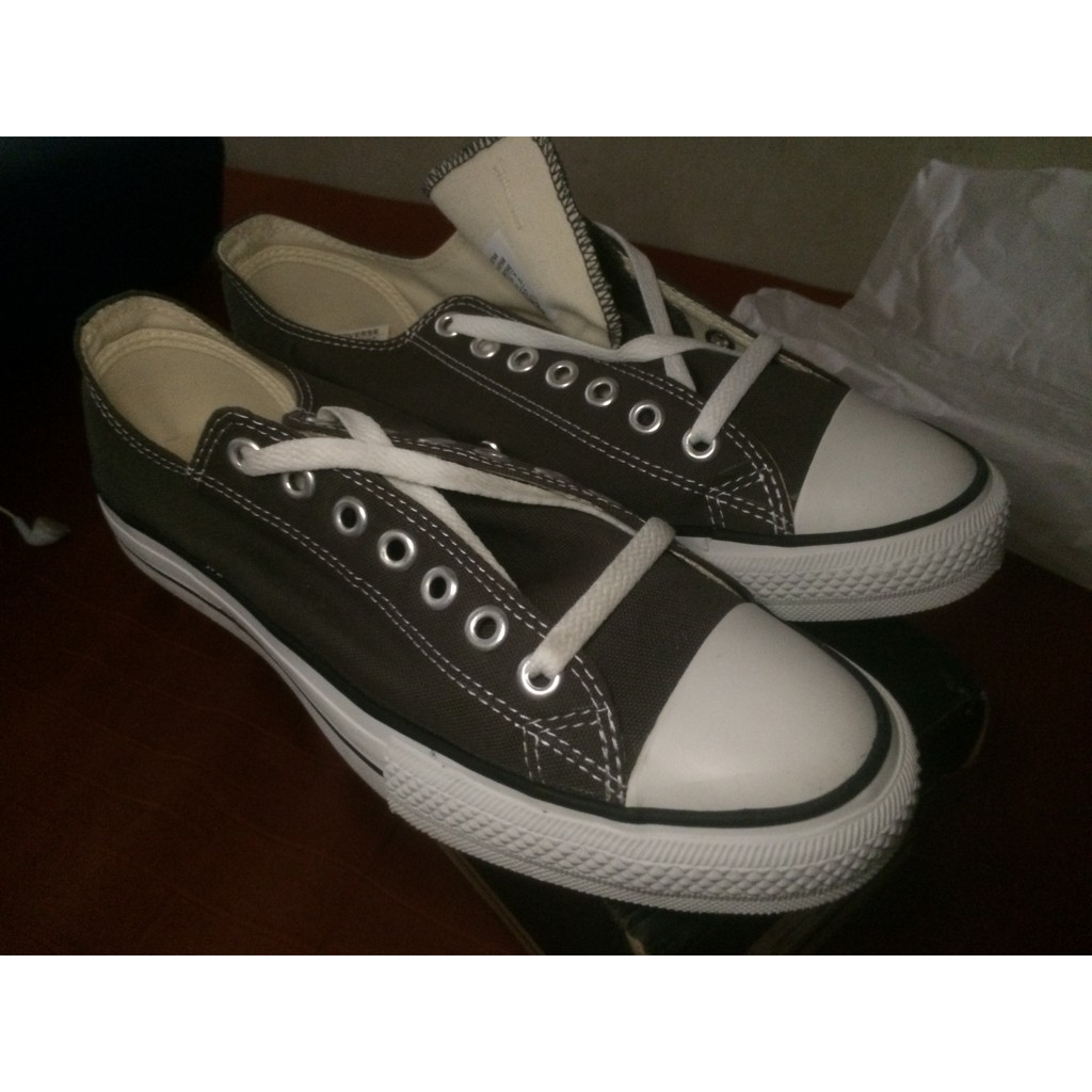 Sepatu Converse CT All Star Basic OX Low Original grey Premium made in Vietnam