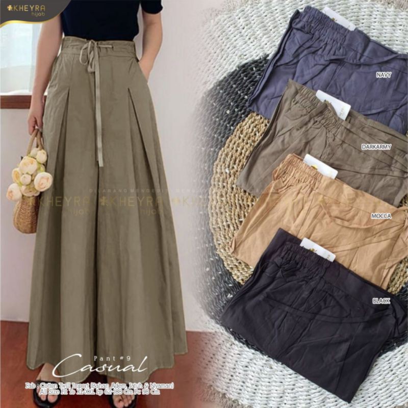 CASUAL PANTS 9 BY KHEYRA HIJAB SOLO