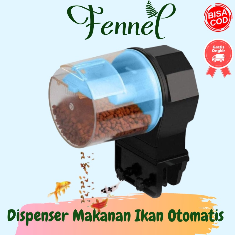 Dispenser Tempat Pemberi Makanan Ikan Otomatis GA-300D