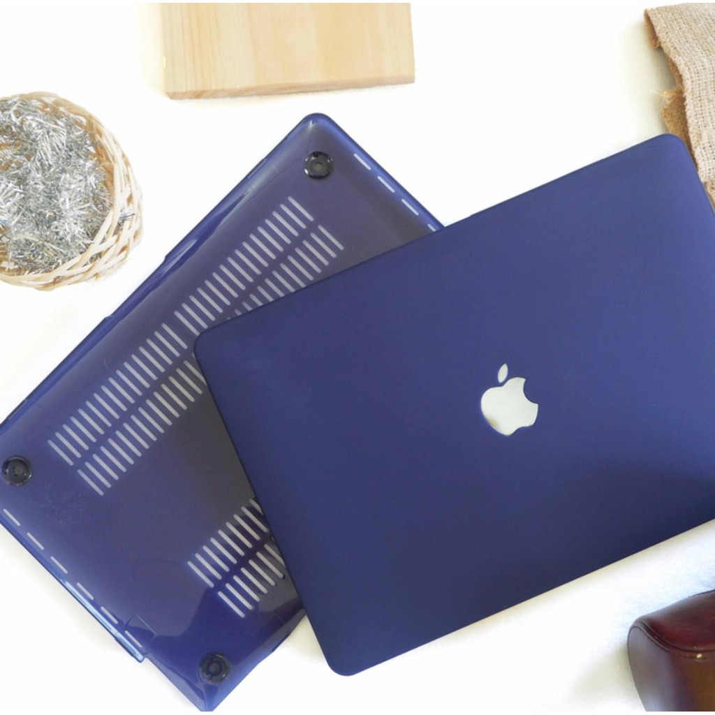 Casing Cover Shell Hardcase Apple Macbook Air 13 inch A1466 A1369 2010 2017 - Navy Blue