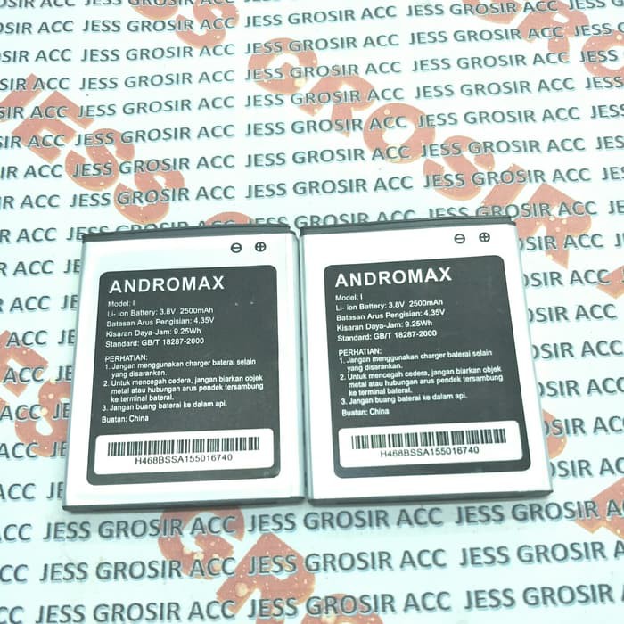 Baterai Original Andromax I , I New , E910 , AD683G , AD685G Li37163N