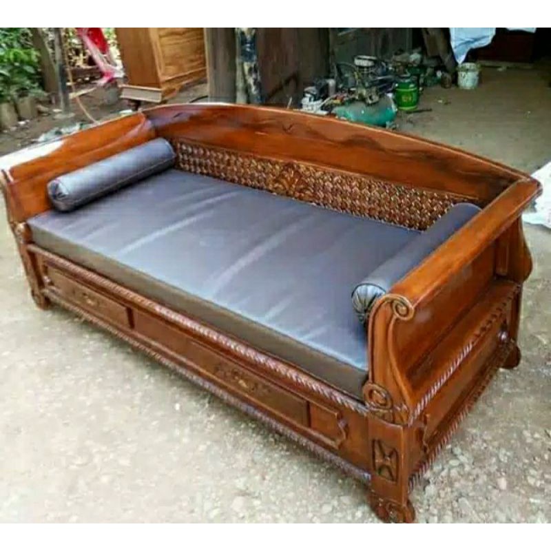 BALE BALE MINIMALIS KAYU JATI BAGONG KURSI RISBAN