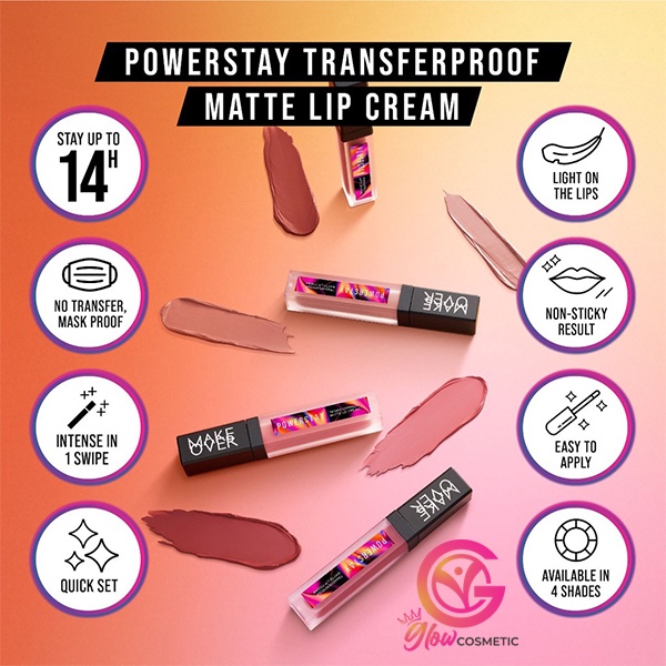 MAKE OVER POWERSTAY EUPHORIA TRANSFERPROOF MATTE LIP CREAM 7GR