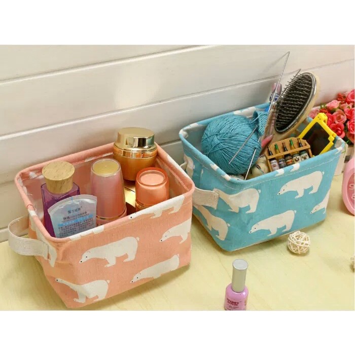 EM Keranjang Lipat multifungsi Storage Box Organizer