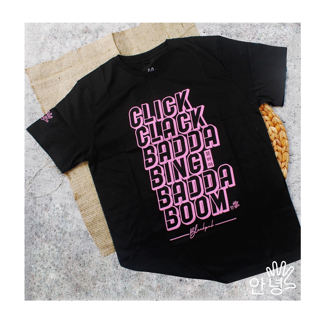 Pikapikani Kaos Idol Girl Group Kpop Korea Black Pink BOOMBAYAH Blink Annyeong