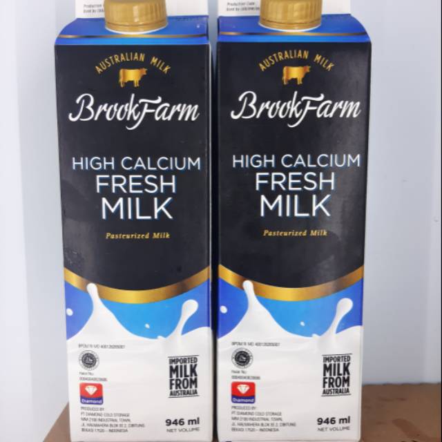 Jual Susu Fresh Milk Brookfarm 1 Liter | Shopee Indonesia