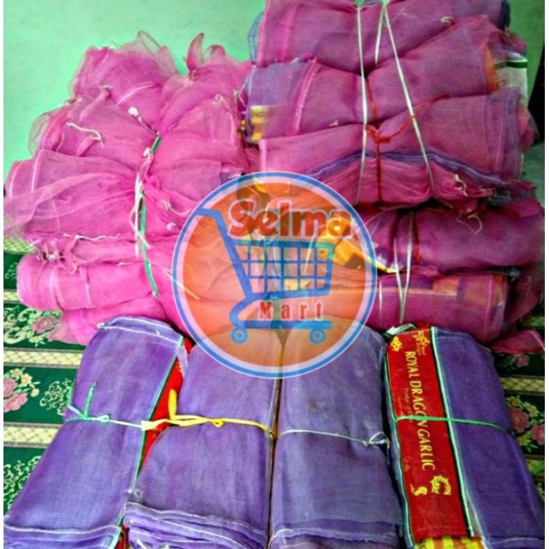 brongsong kelengkeng 20lembar brongsong buah pembungkus buah karung bawang karung waring