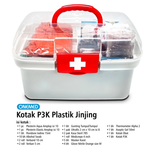 KOTAK P3K JINJING + ISI FAMILY KIT ONEMED