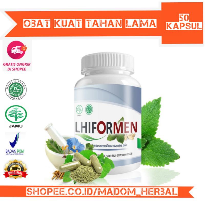 LHIFORMEN - Obat Pria Perkasa Terdaftar Di BPOM Asli