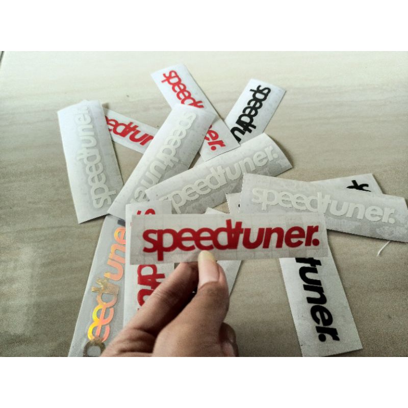 STICKER CUTTING SPEEDTUNER UKURAN 10 CM