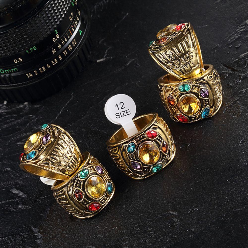 Preva Cincin Kepribadian Unisex Perhiasan Aksesoris Aksesoris Pesta Jewelry Gift Power Ring