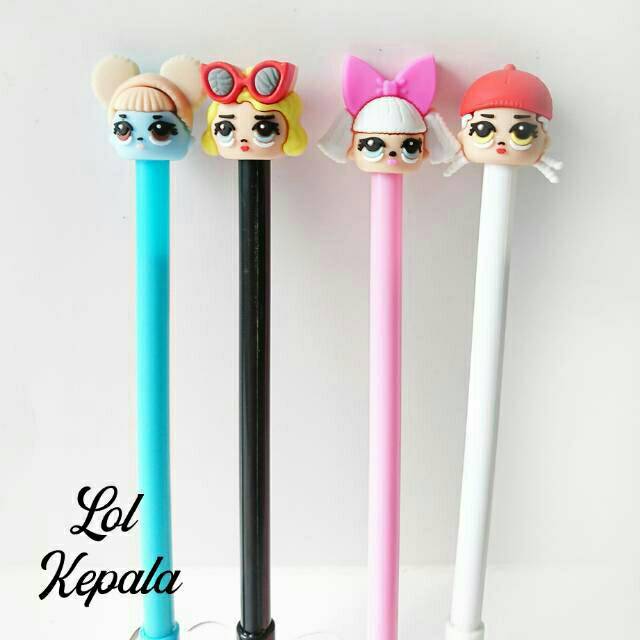 

Pulpen gel karakter kepala LOL lucu