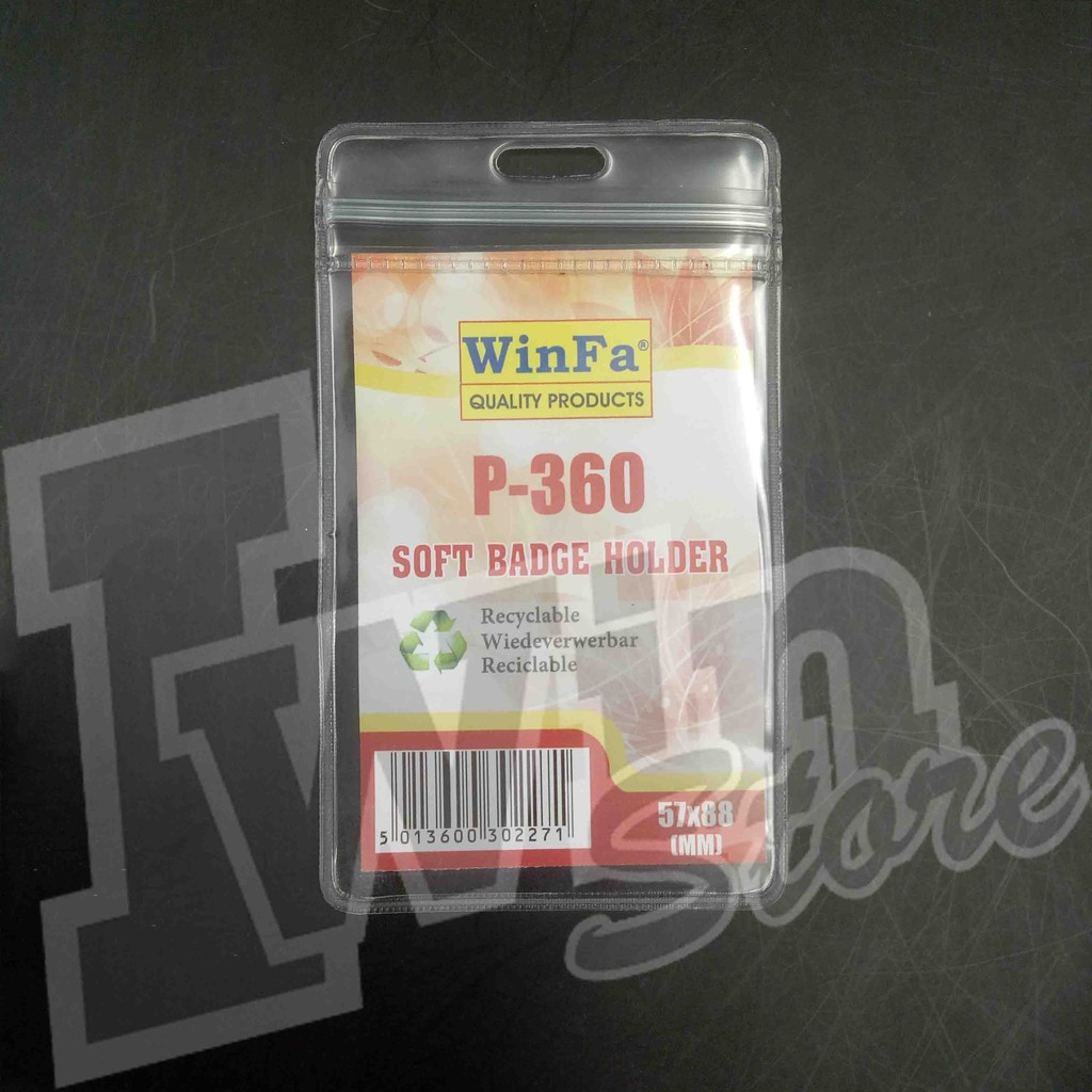 

Plastik Badge P-360 V Tahan Air Ziplock - ISI 10PCS