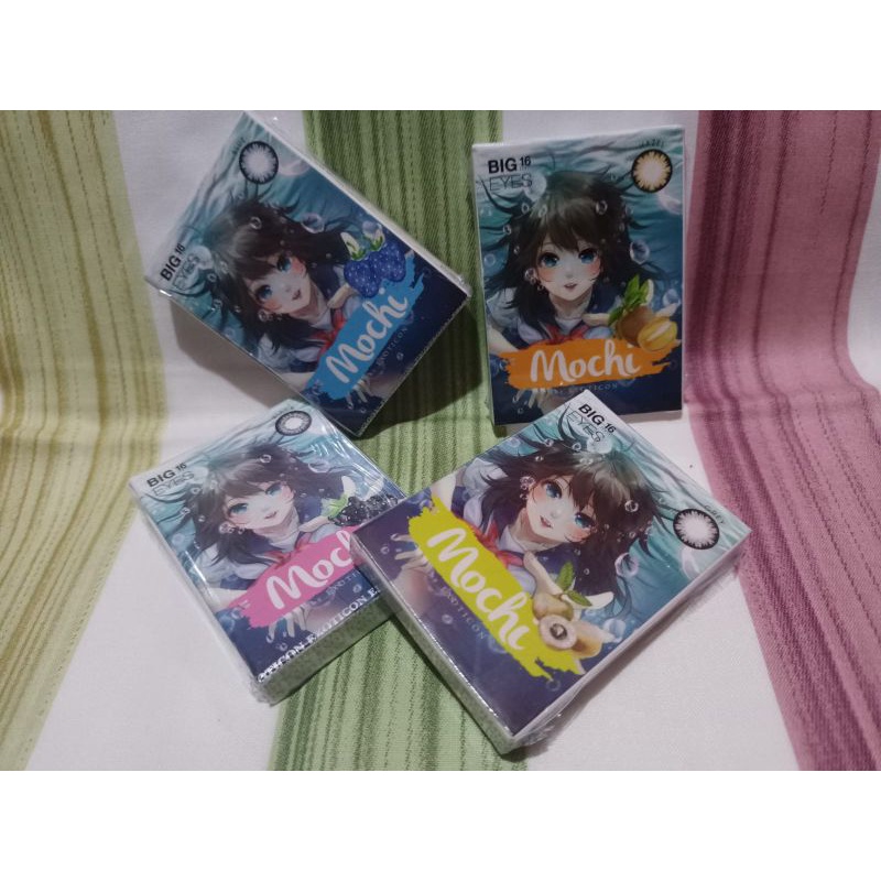 COD Paket Softlens Mochi Normal Big Eyes Dia 16mm + Air Softlens X2 Comfort 60ml + Pinset + Lenscase Softlens X2 Softlens Exoticon