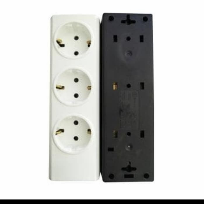 stopkontak 3 lubang broco / stop kontak merek broco 3 lubang