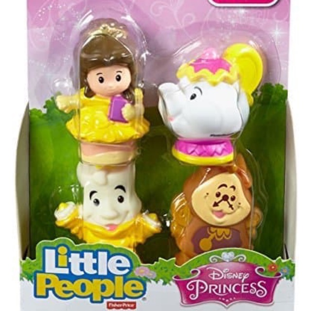 Mainan fisher price little people disney princess belle and friends