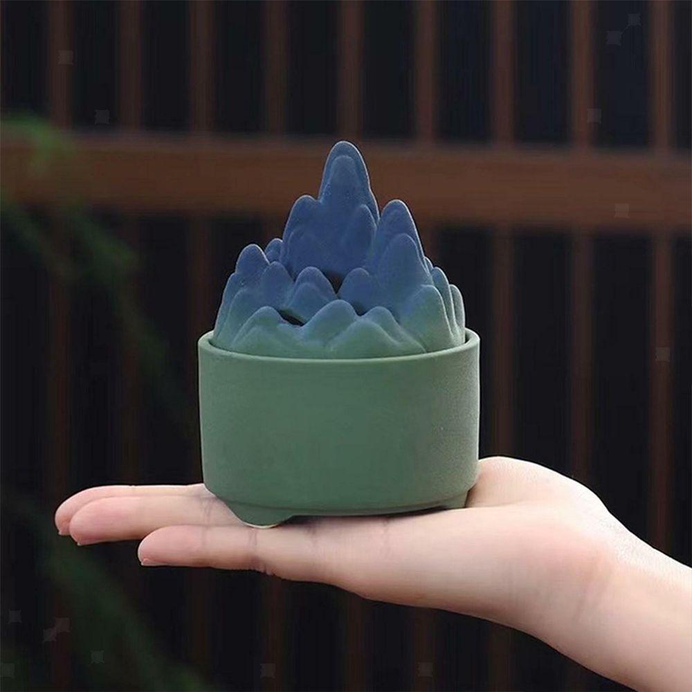 R-flower Incense Burner Keramik Meditasi Unik Tungku Aromaterapi