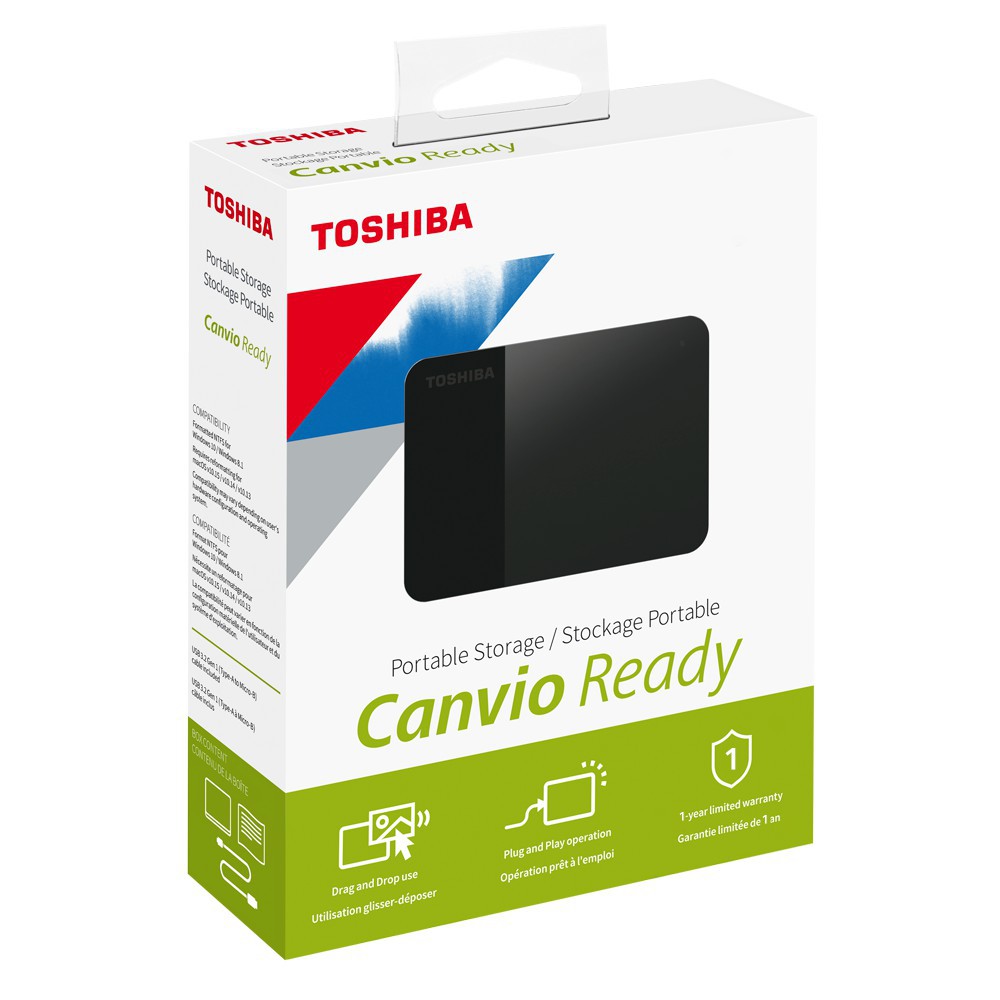 Toshiba Canvio Ready 1TB - External Hard Disk - Garansi Resmi