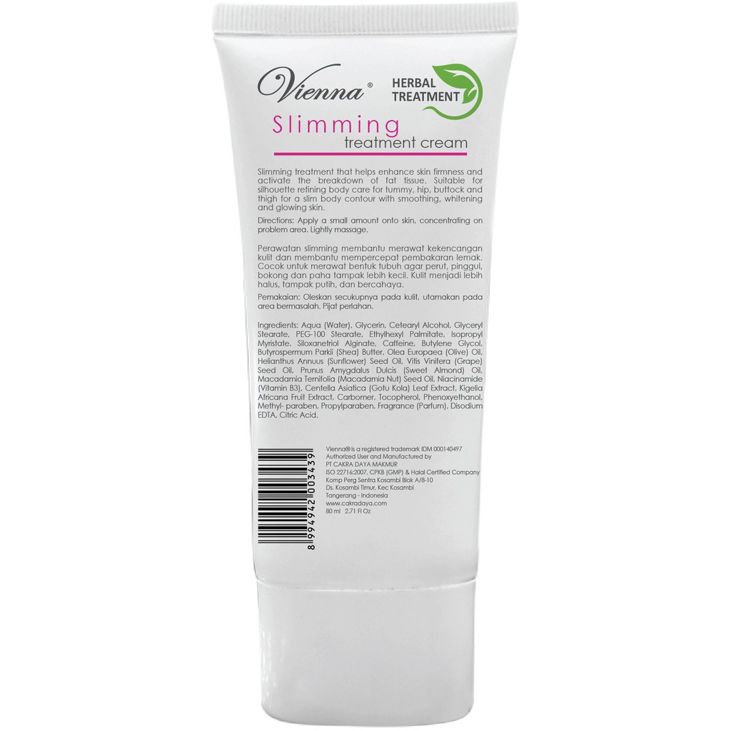 Vienna Slimming Body Treatment Cream