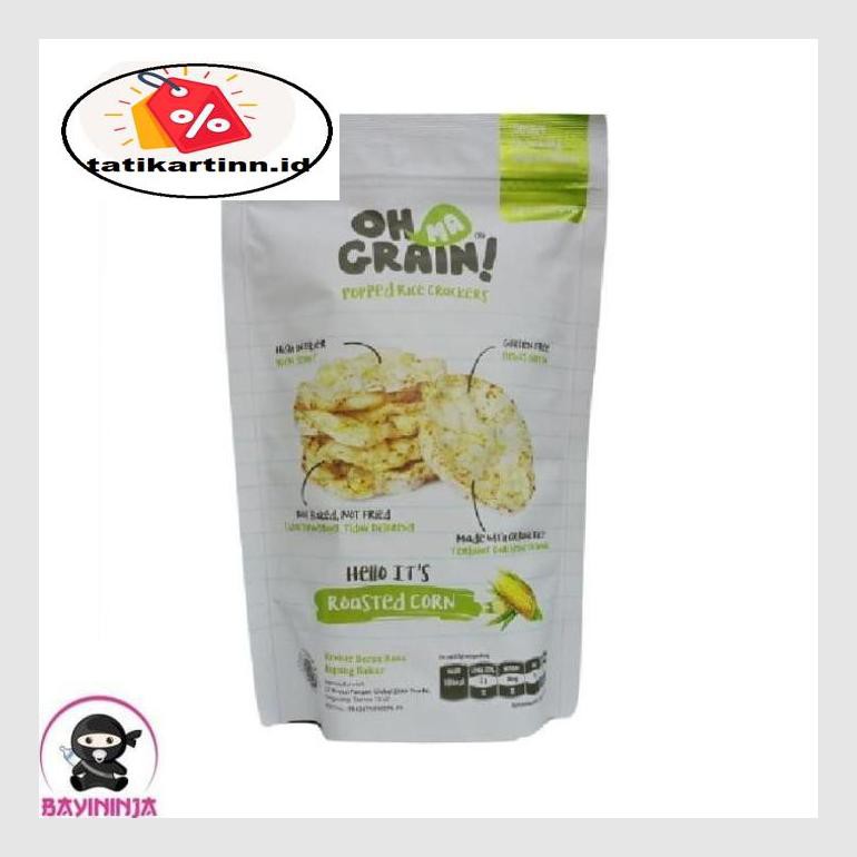 

S50Tat Oh Ma Grain Popped Rice Crackers Roasted Corn 50 G Atr05Ytt