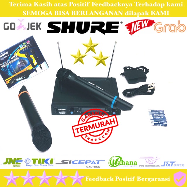 MIC KARAOKE DIGITAL SHURE UGX88 WIRELESS