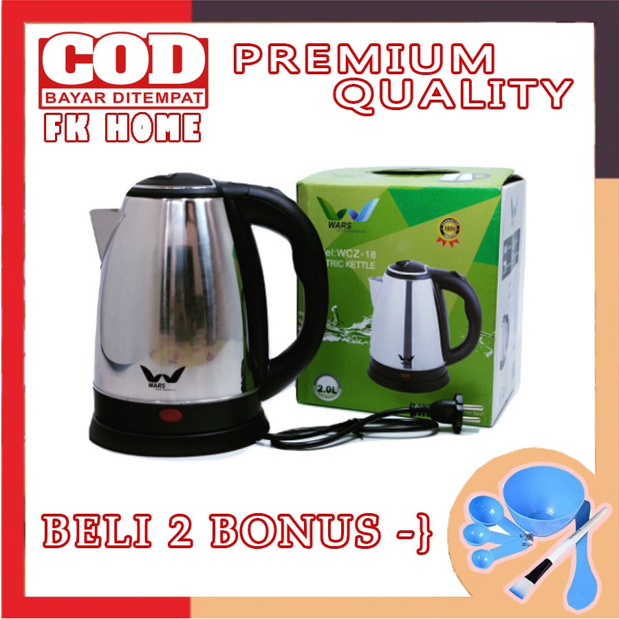 teko air panas | teko | teko listrik | teko listrik stainless | kettel listrik | masak air listrik 1