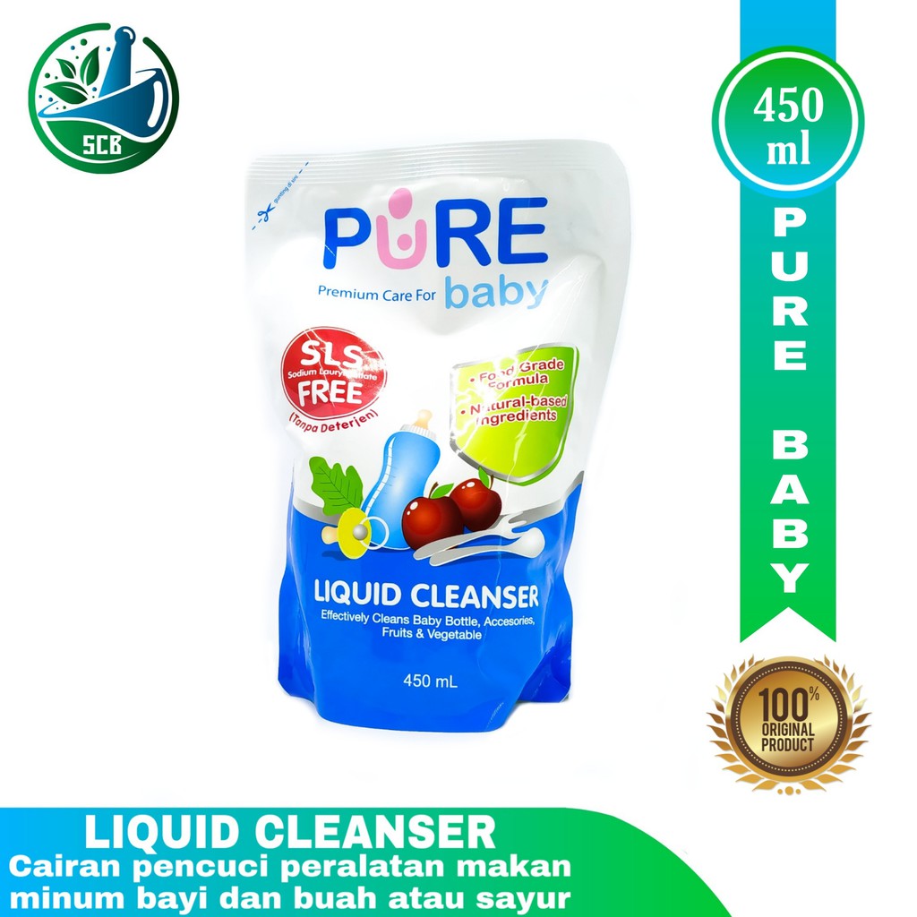 PureBB Liquid Cleanser 450ml - Sabun cuci botol susu bayi