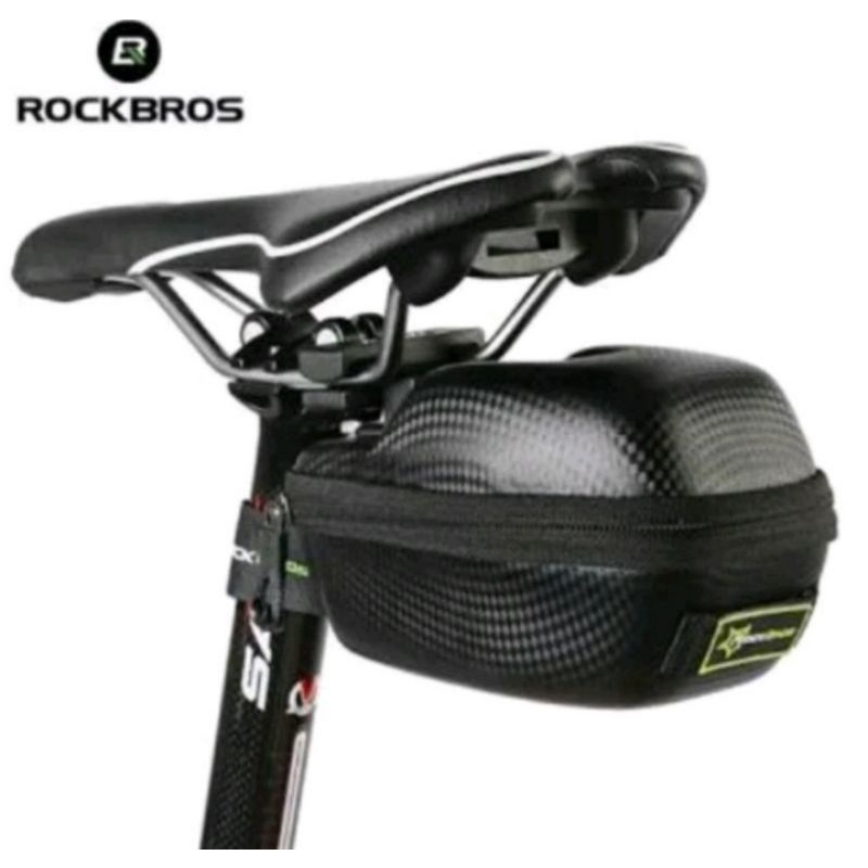 Tas Saddle sepeda.sadel bag rockbros motif carbon anti air