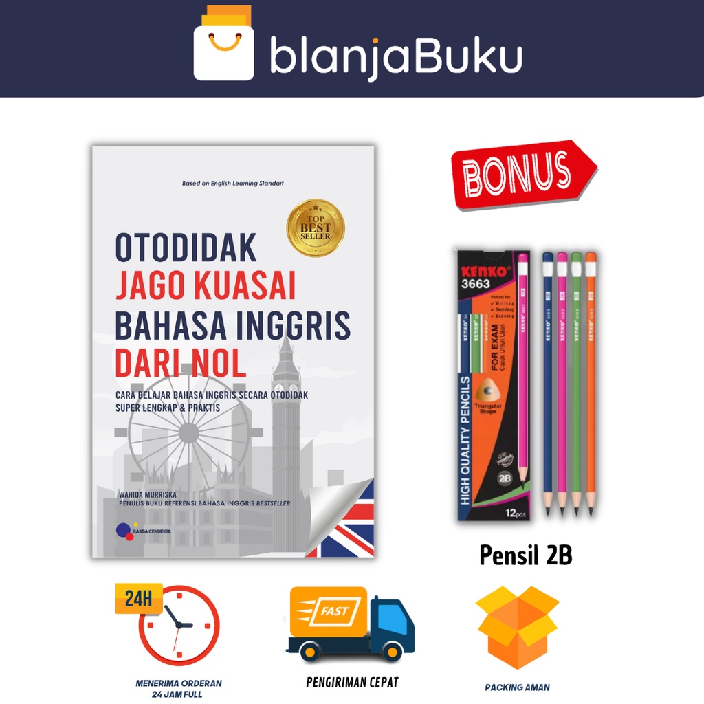 Jual Buku Otodidak Jago Kuasai Bahasa Inggris Dari Nol / Buku Inggris