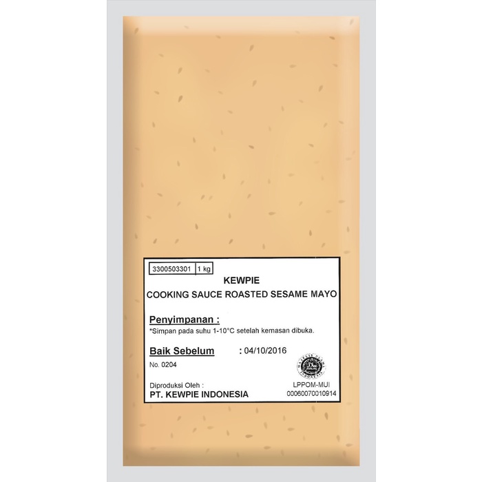 

KEWPIE COOKING SAUCE ROASTED SESAME MAYO 1KG - MAYONNAISE