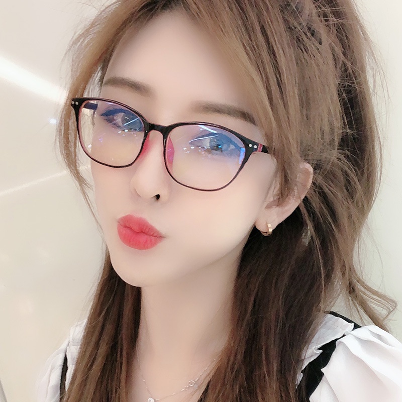 （YUZHU）COD Bayar di Tempat Korean Design Retro Mata Kucing Wanita Kacamata Women Eyeglasses