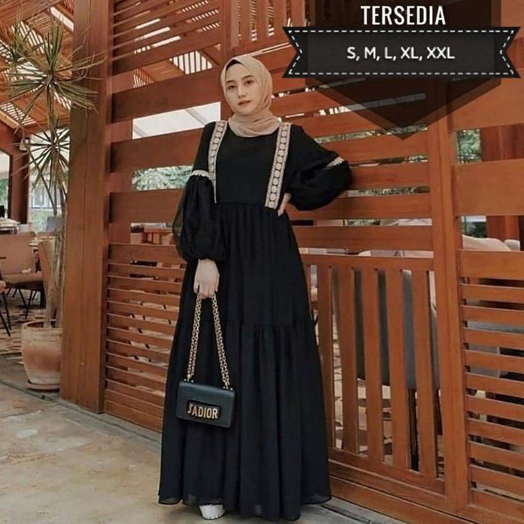 2.2 Baju Muslim Wanita Terbaru 2021 Hayla | Baju Kondangan Kekinian | Baju Pesta Terbaru |Dress Kekinian .,,.,.,