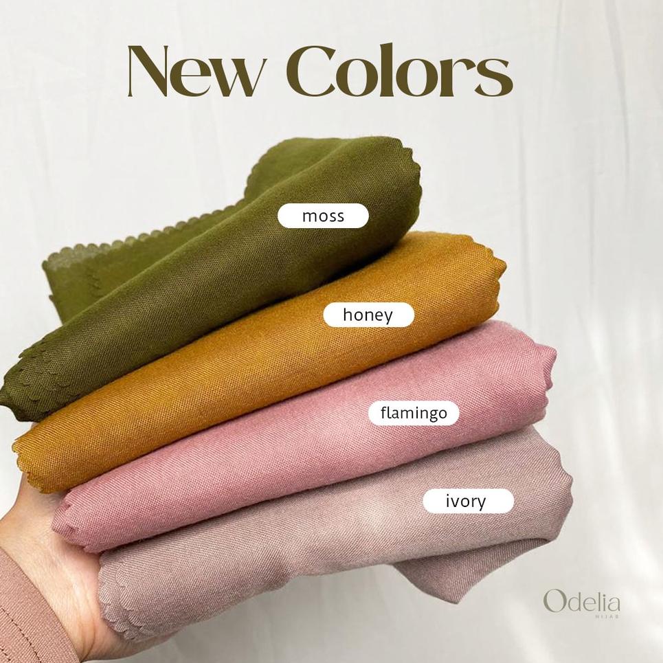 Hot Sale ODELIA HIJAB VOAL SEGI EMPAT (ELIAH VOAL PREMIUM)/ SQUARE HIJAB ANTI LETOY / KERUDUNG SEGIE