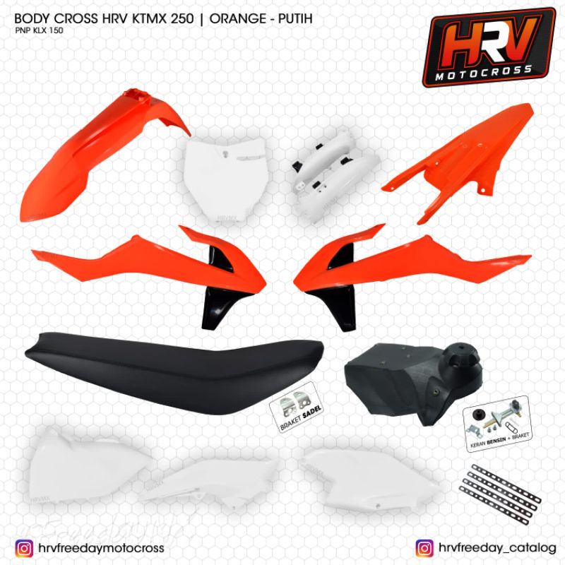 BODY SET HRV KTM 250 PNP KAWASAKI KLX 150
