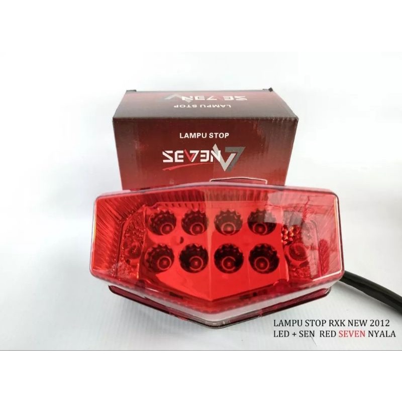 STOPLAMP ASSY RXKING LAMPU BELAKANG RX-KING NEW LED 10 MATA + RETENG