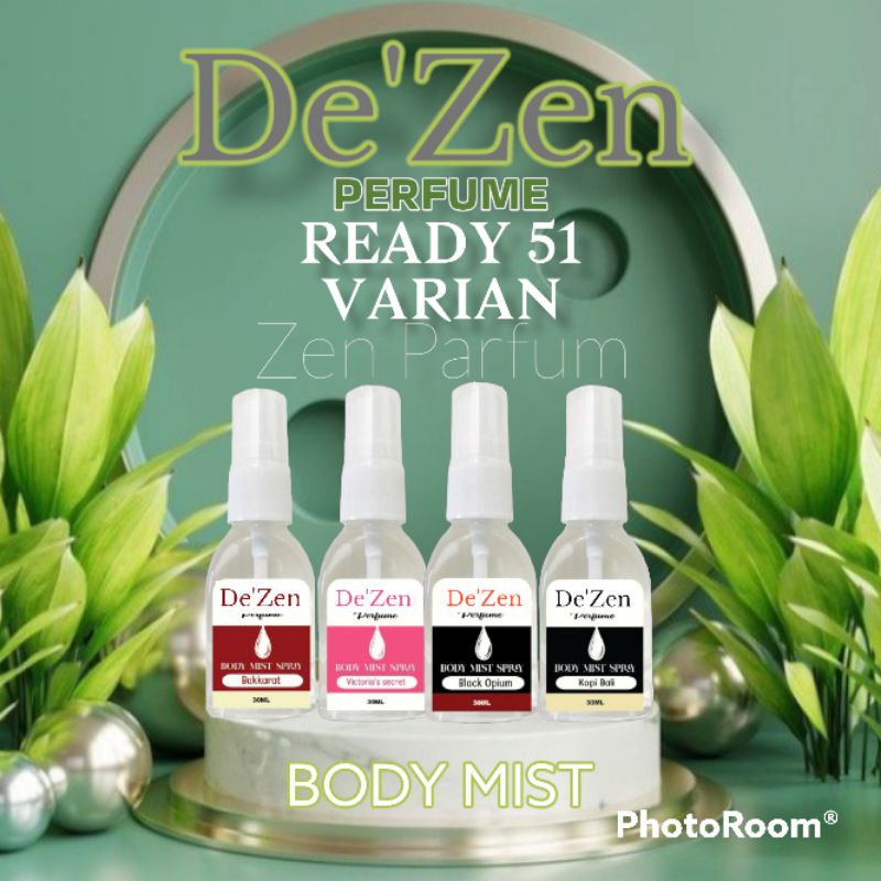 BODY MIST De'Zen 30ML PARFUM PRIA WANITA KWALITAS TERBAIK TERMURAH