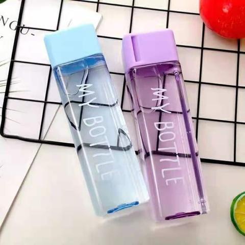 MY BOTTLE MYBOTTLE BOTOL MYBOTOL PETAK VIRAL BPA FREE WARNA WARNI CANTIK JELITA FREE TALI GANTUNGAN