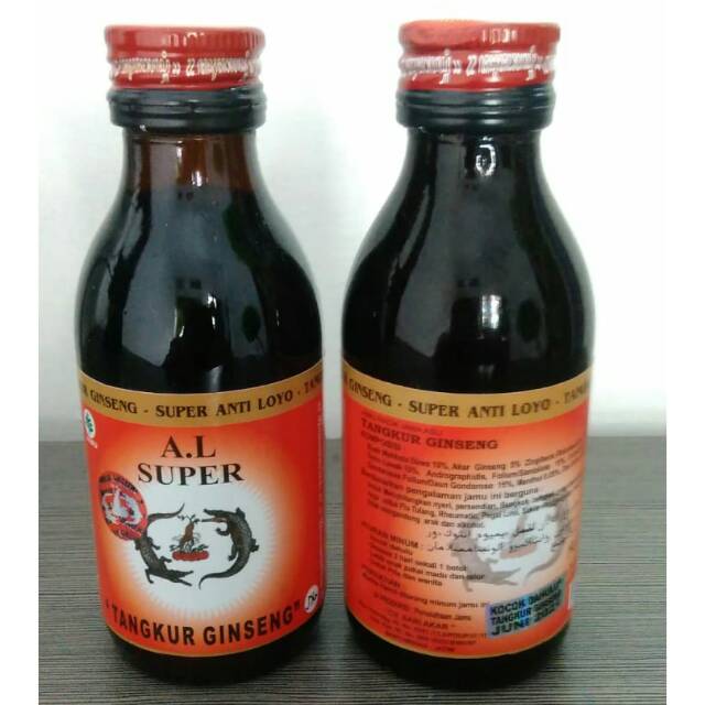 Jamu tangkur ginseng super anti loyo