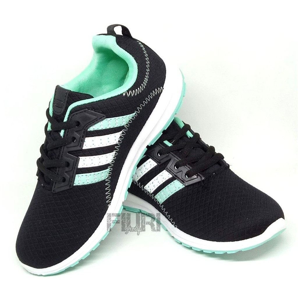 FIURI - ANDO ORIGINAL - PLANO 33-40 HITAM TOSCA - SEPATU SNEAKERS SPORT KANVAS SOL KARET ANAK PEREMPUAN - SEPATU KETS FASHION TRENDY WANITA DEWASA - SEPATU OLAHRAGA LARI FITNES SENAM KERJA KULIAH BERTALI CEWEK MURAH PROMO DISKON BONUS KAOS KAKI