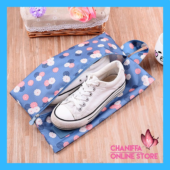 Tas Sepatu / Shoes Travel Pouch / Korean Weekeight waterproof Flat Shoes Travel Pouch