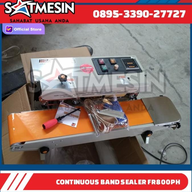 Mesin Penyegel Plastik Fr 800Ph Continuous Band Sealer Fr800